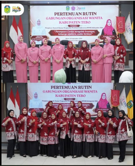 GOW Kabupaten Tebo Gelar Pertemuan Rutin, Perkuat Silaturahmi dan Sinergi