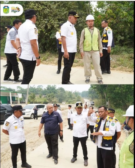 Bupati Tebo Lakukan Monev Pembangunan RSUD, Sekolah SNT dan Jalan