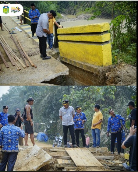 Bupati dan Wabup Tebo Tinjau Langsung Pembangunan Revitalisasi Sekolah dan Jalan di 5 Kecamatan