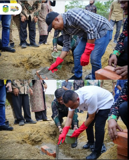 Bupati Tebo Letakkan Batu Pertama Gedung MD KAHMI