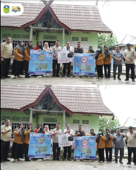 Wabup Tebo Serahkan Bantuan S-Empat Genting dan Tinjau Pelayanan DMD di Tanah Garo