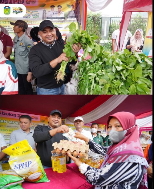 Bupati Tebo Buka Bazar UMKM, Gerakan Pangan Murah, dan Pasar Tani