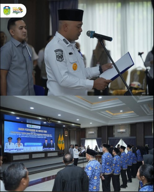 Bupati Tebo Serahkan SK Pengangkatan dan Ambil Sumpah/Janji 126 PNS Formasi 2024 dan Lulusan IPDN Angkatan XXXII