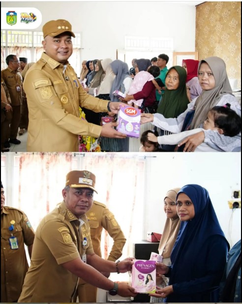 Bupati Tebo Serahkan Bantuan Alat Bantu dan Bantuan Program S-Empat Genting di Rimbo Ulu dan Rimbo Bujang
