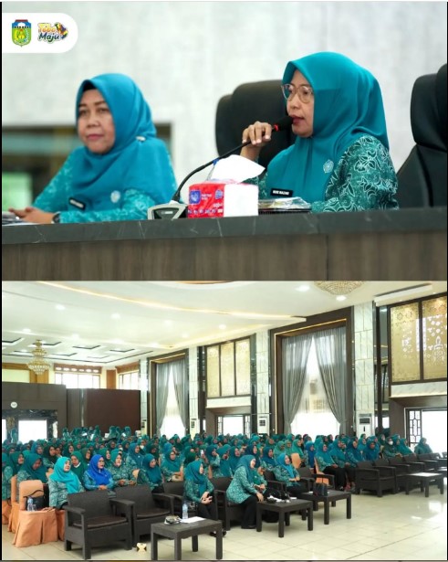 Ketua TP PKK Kabupaten Tebo Hadiri Bimtek Pokja II